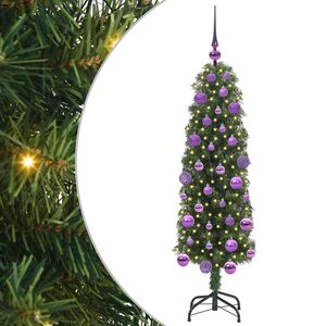 vidaXL Mākslīgā Ziemassvētku eglīte su 150 LED ar statīvu Zaļa 120 cm
