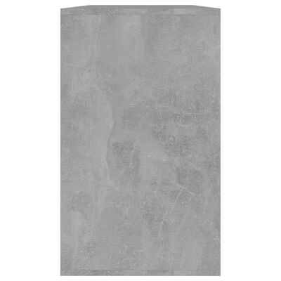 vidaXL kumode, betona pelēka, 120x41x75 cm, kokskaidu plāksne