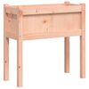 vidaXL dārza puķu kaste ar kājām, 70x31x70 cm, Duglasa egles masīvkoks
