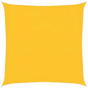 vidaXL saulessargs, 160 g/m&sup2;, dzeltens, 2x2 m, HDPE