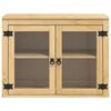vidaXL Plakans ar plauktu Medus 60 x 32 x 40 cm Ciets priedes koks