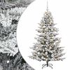 vidaXL Mākslīgā Ziemassvētku egle ar bumbiņu 150 cm 150 LED
