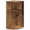vidaXL Papildu galdiņ&scaron; Vecs koks 29,6 x 29,6 x 60 cm Inženierijas koks