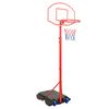 vidaXL basketbola komplekts, regulējams, 200-236 cm, pārvietojams