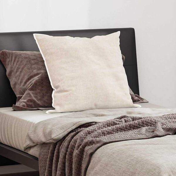 vidaXL Spilvens ar spilvenu Balts 60 x 70 cm Kokvilna