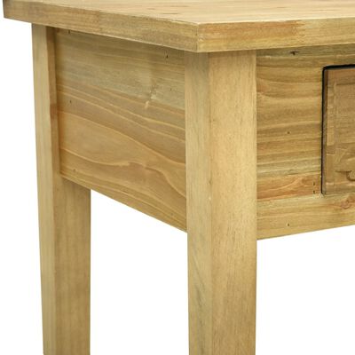 vidaXL konsoles galdiņš ar 2 atvilktnēm, 96x40x78 cm, brūns koks
