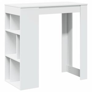 vidaXL bāra galds ar plauktiem, 102x50x103,5 cm, inženierijas koks