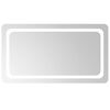 vidaXL vannasistabas spogulis ar LED, 90x50 cm
