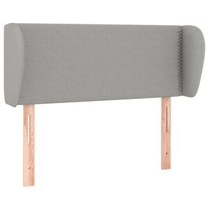 vidaXL galvgalis ar malām, 83x23x78/88 cm, gai&scaron;i pelēks audums