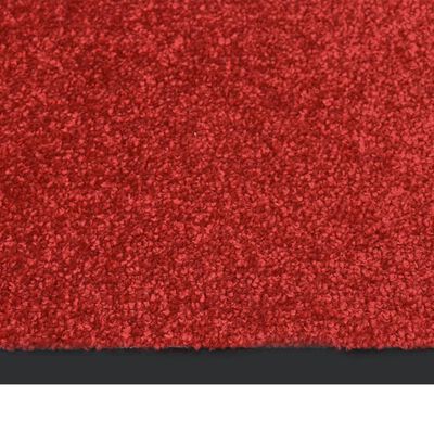 vidaXL durvju paklājs, sarkans, 40x60 cm