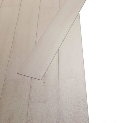 vidaXL grīdas dēļi, pašlīmējoši, 5,21 m², 2 mm, ozolkoka krāsa, PVC