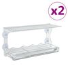 vidaXL loga putnu barotavas, 2 gab., akrils, 30x12x15 cm
