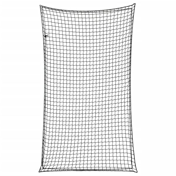 vidaXL piekabes tīkls ar elastīgu auklu, melns, 6x3,5 m, polipropilēns