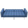 vidaXL izvelkams dīvāns, zils audums