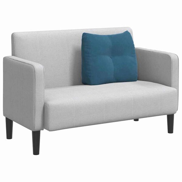 vidaXL Atpakaļ spilvens Zila 60 x 24 x 50 cm Samts