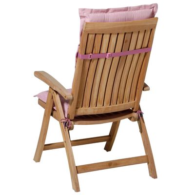 Madison atzveltnes krēsla matracis Panama, 123x50 cm, gaiši rozā