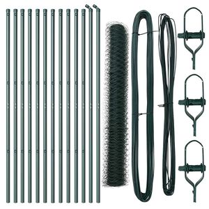 vidaXL Žoga āķis Zaļa