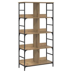 vidaXL Grāmatu plaukts 4 līmeņi 78,5 x 33 x 153 cm metāls PB