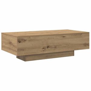 vidaXL kafijas galdiņ&scaron;, koka krāsa, 100x49,5x31 cm, inženierijas koks