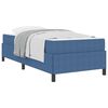 vidaXL Gultas rāmis ar matraci Zila 90 x 200 cm audums