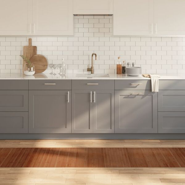 vidaXL paklājs, taisnstūra forma, brūns, 60x500 cm, bambuss