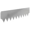 vidaXL Zāliena Apmale 10 pcs 103 x 30 cm tērauds Sudraba