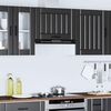 vidaXL virtuves sienas skapis "Lucca" Black Engineered Wood