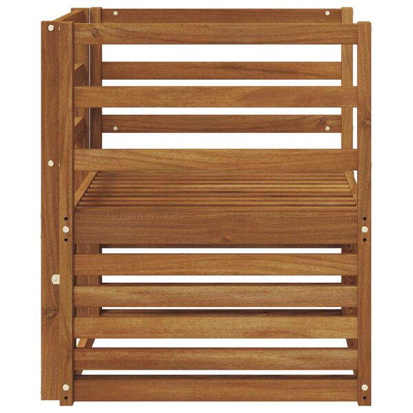 vidaXL Āra dīvānu komplekts Dabiska 67 x 63 x 73 cm