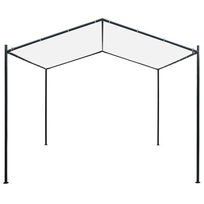 vidaXL dārza nojume, 3x3x2,6 m, balta, 180 g/m²