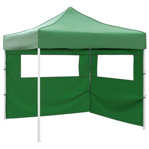 vidaXL Balles telts 292 x 292 x 315 cm Zaļa Oksforda audums