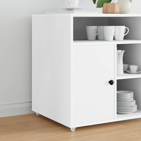 vidaXL Ritenis 2 pcs Balts 42 x 11,5 x 29 mm Dzelzs