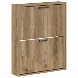 vidaXL Sienā piestiprināms apavu skapis HOORN 71 x 17 x 86 cm