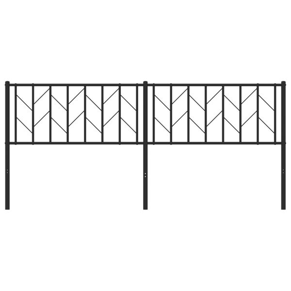 vidaXL rezerves galvgalis, metāls, melns, 193 cm