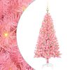 vidaXL Ziemassvētku eglīte Rozā 150 cm PVC