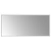 vidaXL LED vannas spogulis Caurspīdīgs 90 x 40 cm rūdīts stikls