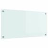 vidaXL Virtuves aizsargpaneļi Piens 80 x 40 cm rūdīts stikls