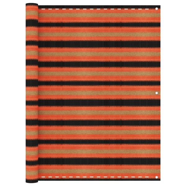 vidaXL balkona aizslietnis, 120x500 cm, daudzkrāsains HDPE