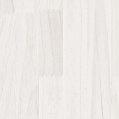vidaXL 4-līmeņu grāmatu plaukts, balts, 100x30x140 cm, priedes koks