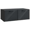 vidaXL Sienā piestiprināms TV skapis Melns 78,5 x 41 x 30 cm