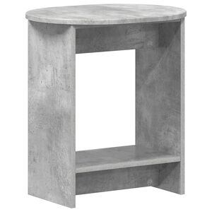 vidaXL Sānu galds Betona pelēks 50 x 39,5 x 55 cm Inženierijas koks