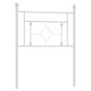 vidaXL rezerves galvgalis, balts, metāls, 75 cm