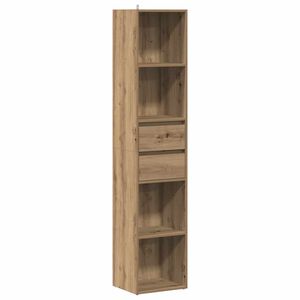 vidaXL grāmatu skapis Artisan Oak 36x30x171 cm Engineered Wood