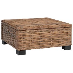 vidaXL Kafijas galdiņ&scaron; GENDT Dabiskais ratan Dabiska 67 x 60 x 30 cm