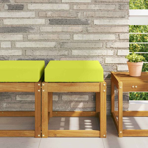 vidaXL Āra sēdvietu spilvens Zaļa 40 x 40 x 8 cm 100% poliesters