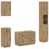 vidaXL 4 daļu vannas istabas skapju komplekts HOORN Artisan Ozols