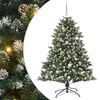 vidaXL Mākslīgā Ziemassvētku eglīte su 150 LED ar statīvu Zaļa 150 cm