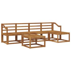 vidaXL Āra dīvānu komplekts 6 pcs Dabiska