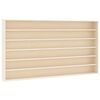vidaXL koka kolekcionāra vitrīna ar 6 plauktiem 80x8,5x55 cm