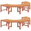 vidaXL Koku sols 8 -Seater 2 gab. 160 x 80 x 45cm Dabiska