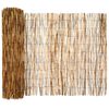 vidaXL Dārza žogs Oglekļa 500 x 90 cm Niedres